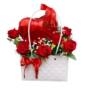Cartera de rosas