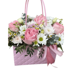 Cartera Floral Rosas & Margaritas