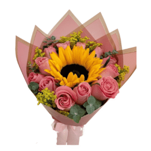 Bouquet Sol & Rosas Pink