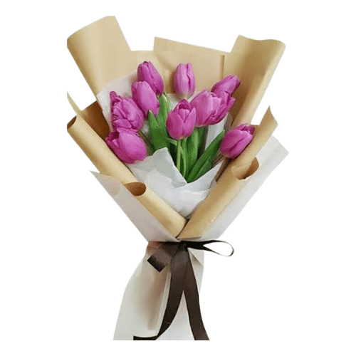 Ramo Tulipanes Rosados Clásico
