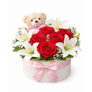 Caja Romance con Liliums