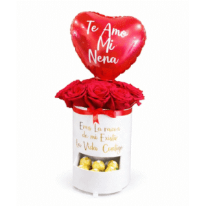 Caja Amor Eterno con Globo