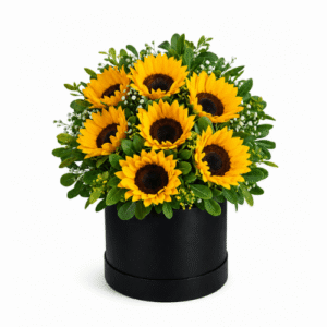 Caja Premium de Girasoles