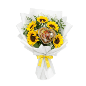 Bouquet de Girasoles con Chocolates