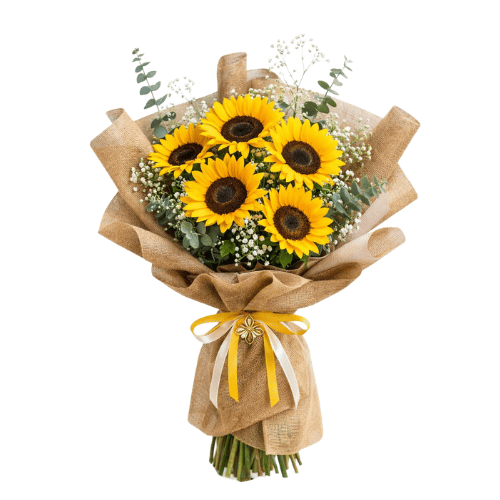 Bouquet Natural de Girasoles