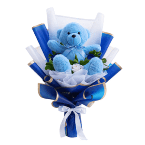 Ramo Azul con Peluche