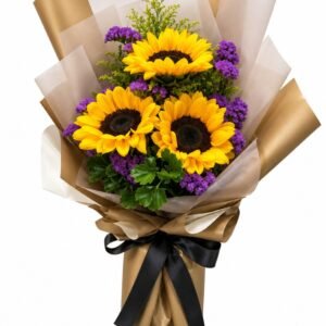 Ramo de 3 girasoles