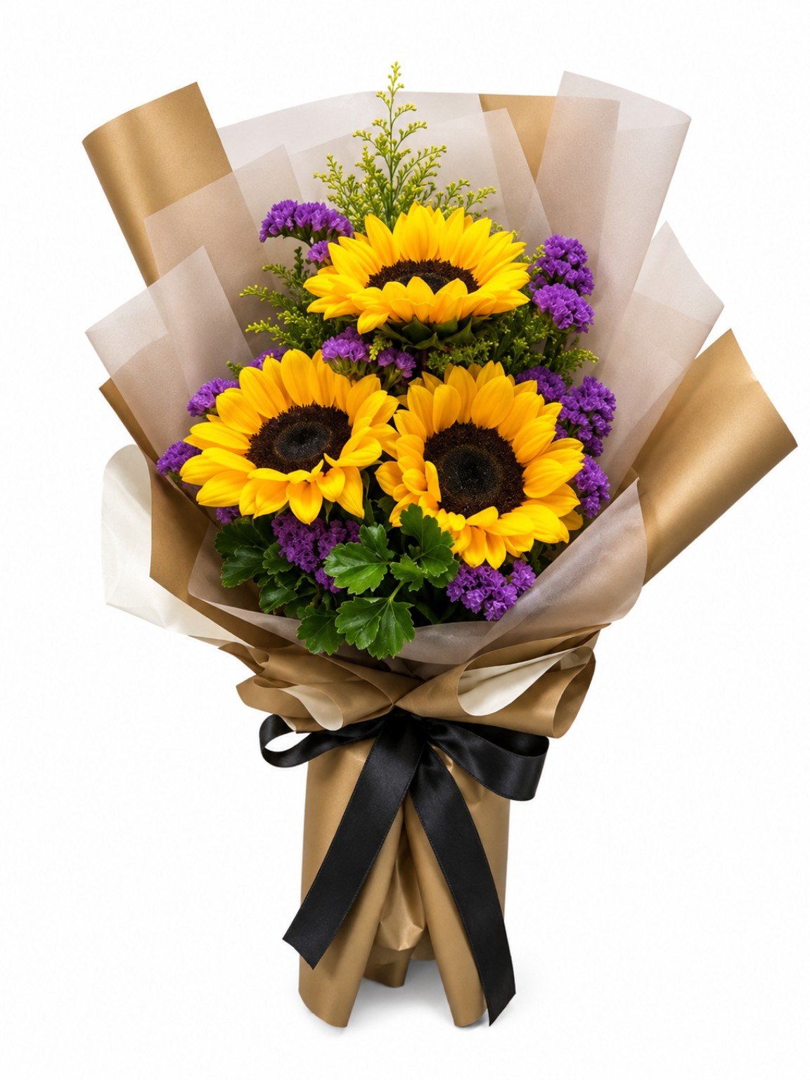 Ramo de 3 girasoles