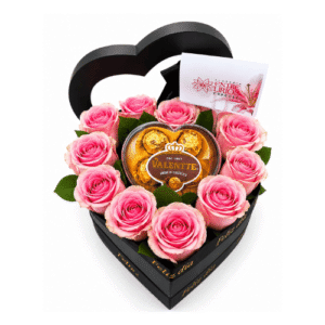 Box de Rosas y chocolate