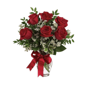 Florero con rosas