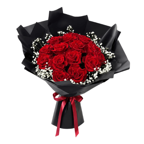 Ramo de rosas rojas