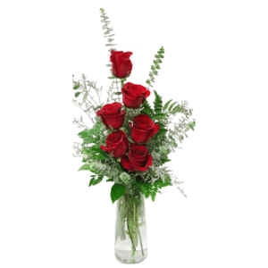 Florero con rosas