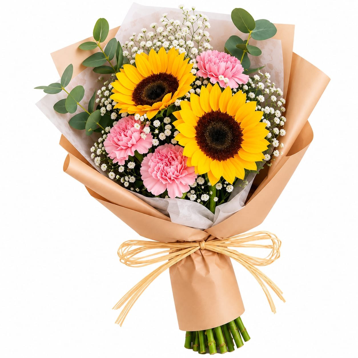 Bouquet de 2 girasoles